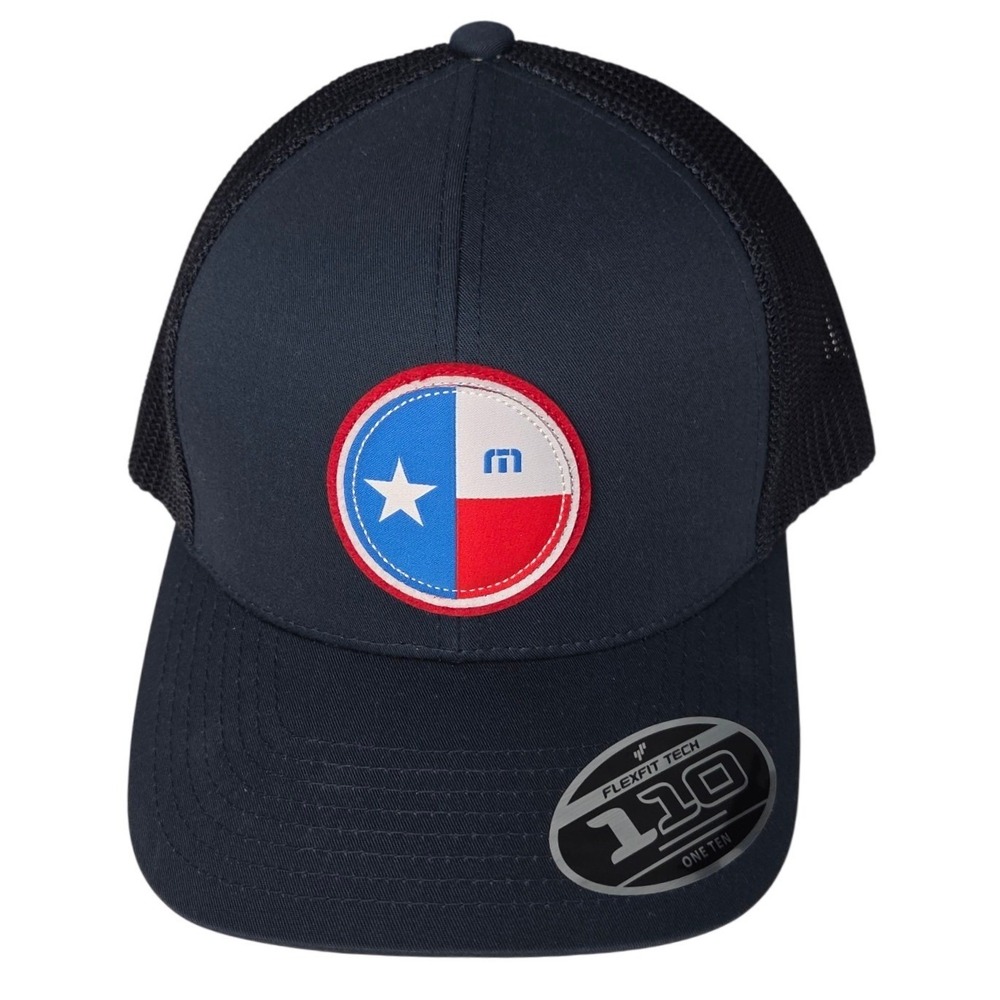 Travis Mathew Trucker Hat Men Adjustable Blue Snapback Mesh Riverwalk Golf New